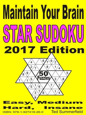 cover image of Star Sudoku 2017 Edition